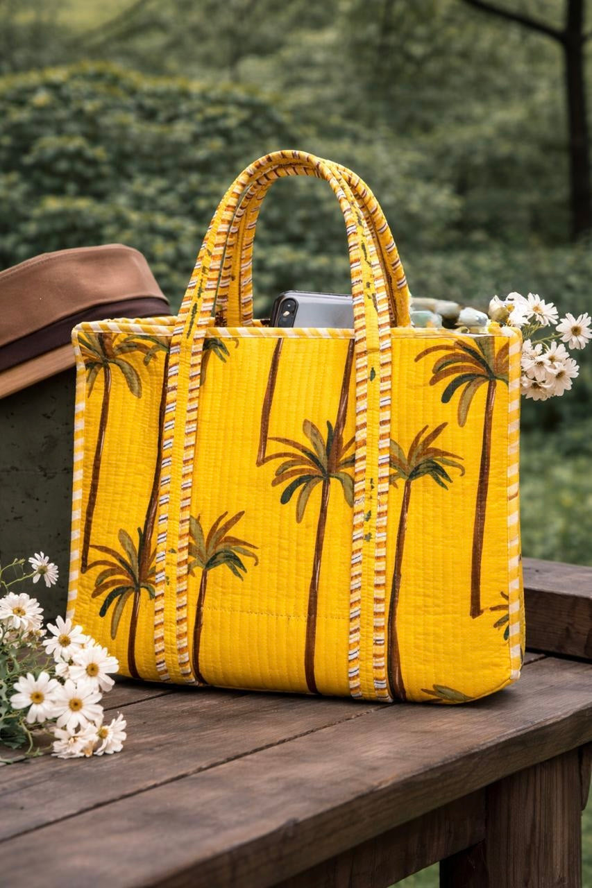 Pure cotton quilted bags (14x16 inches)