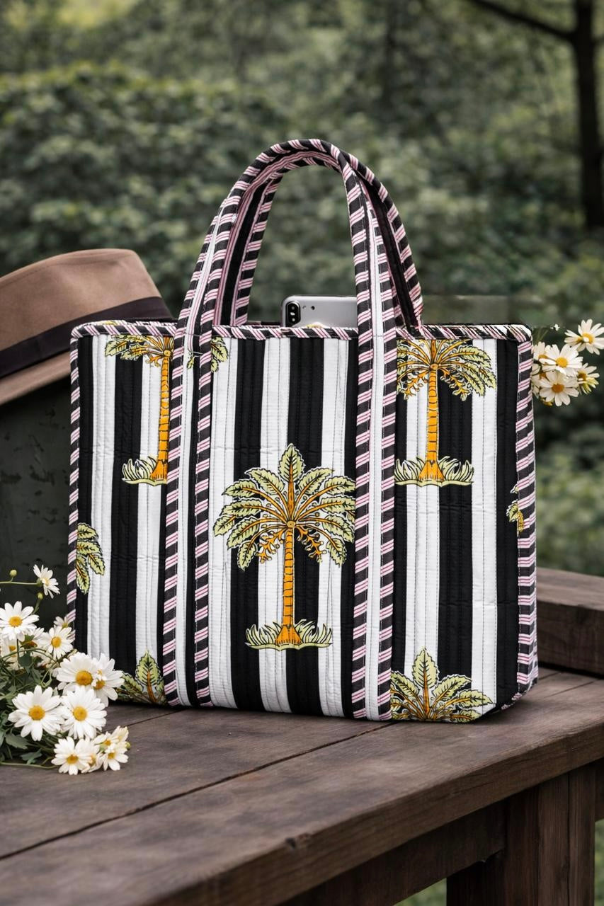 Pure cotton quilted bags (14x16 inches)