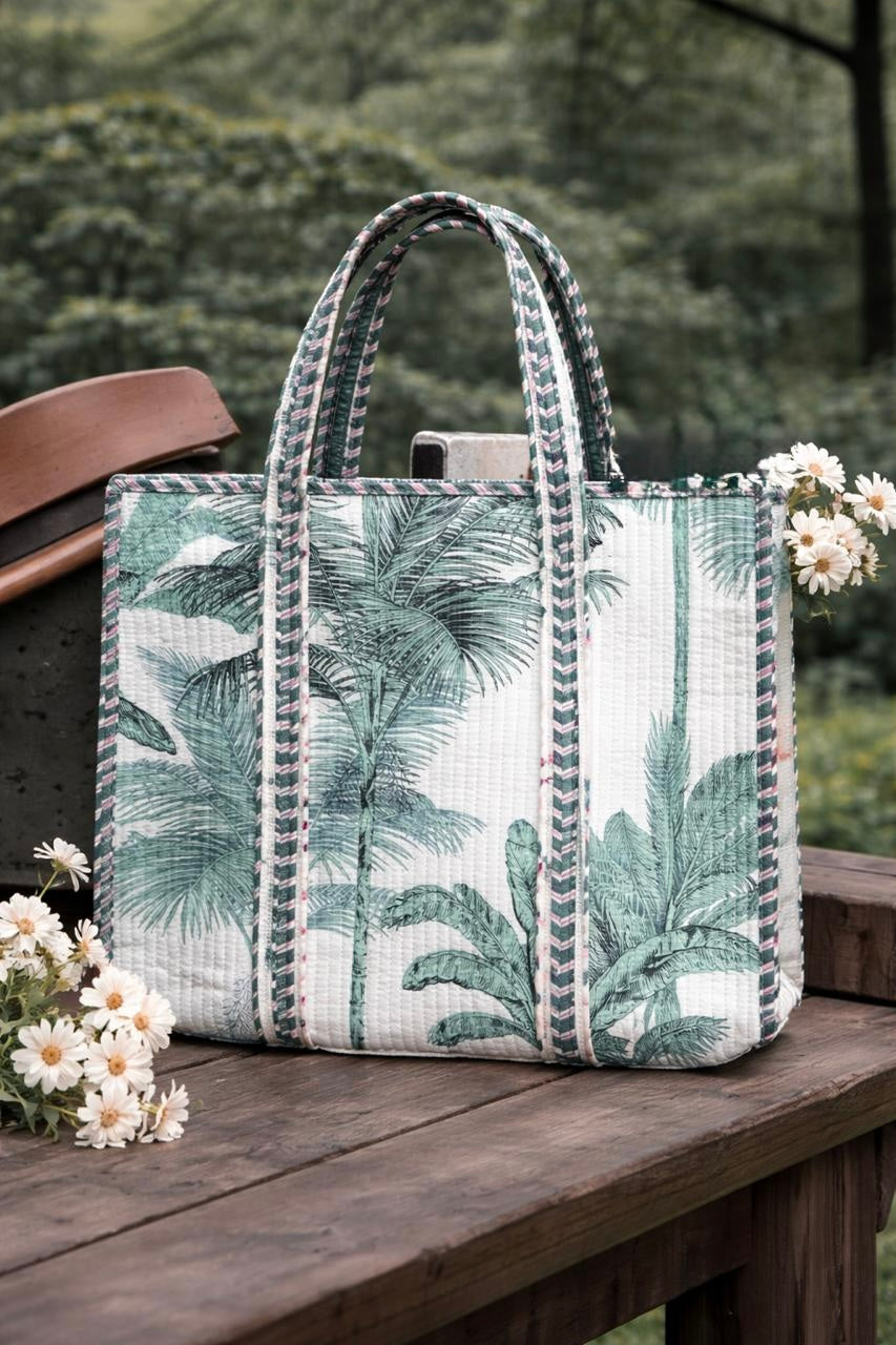Pure cotton quilted bags (14x16 inches)