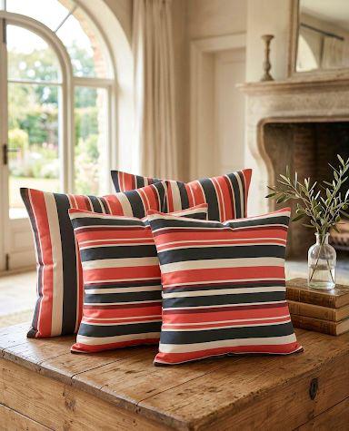 Pure cotton printed cushion covers - set of 5 (16x16 inches)