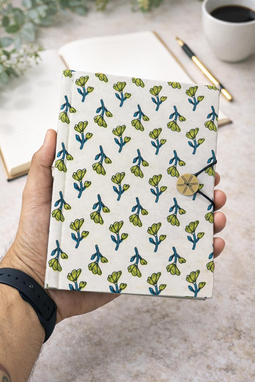Handmade block printed journals 6x8 inches (200 pages)