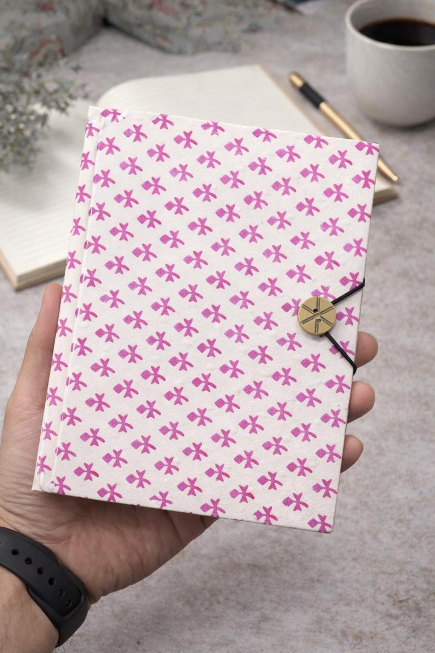 Handmade block printed journals 6x8 inches (200 pages)