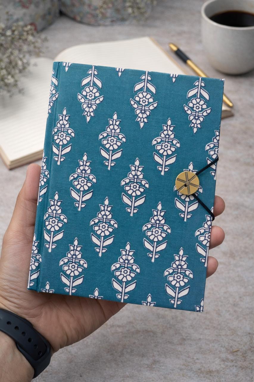 Handmade block printed journals 6x8 inches (200 pages)