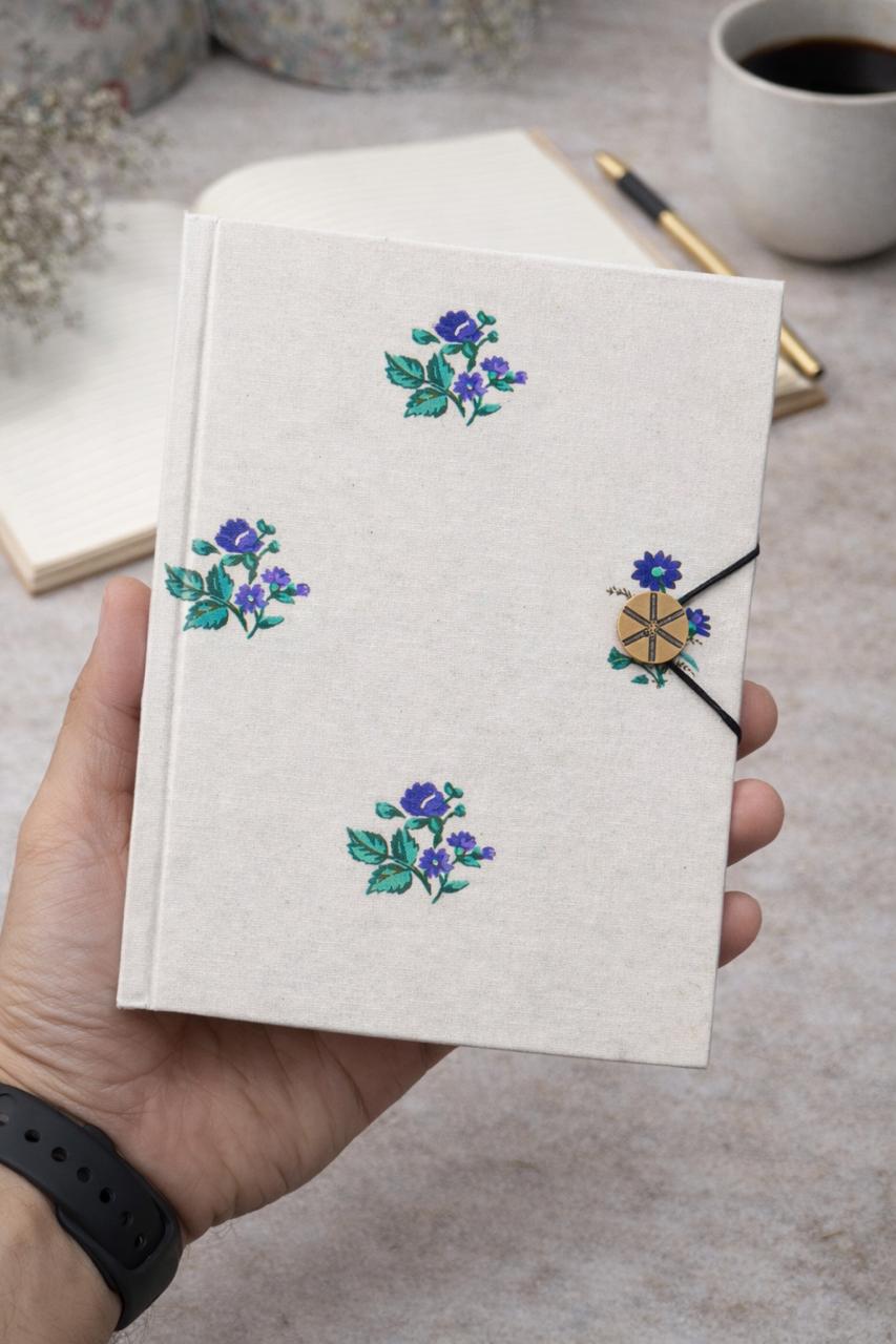 Handmade block printed journals 6x8 inches (200 pages)