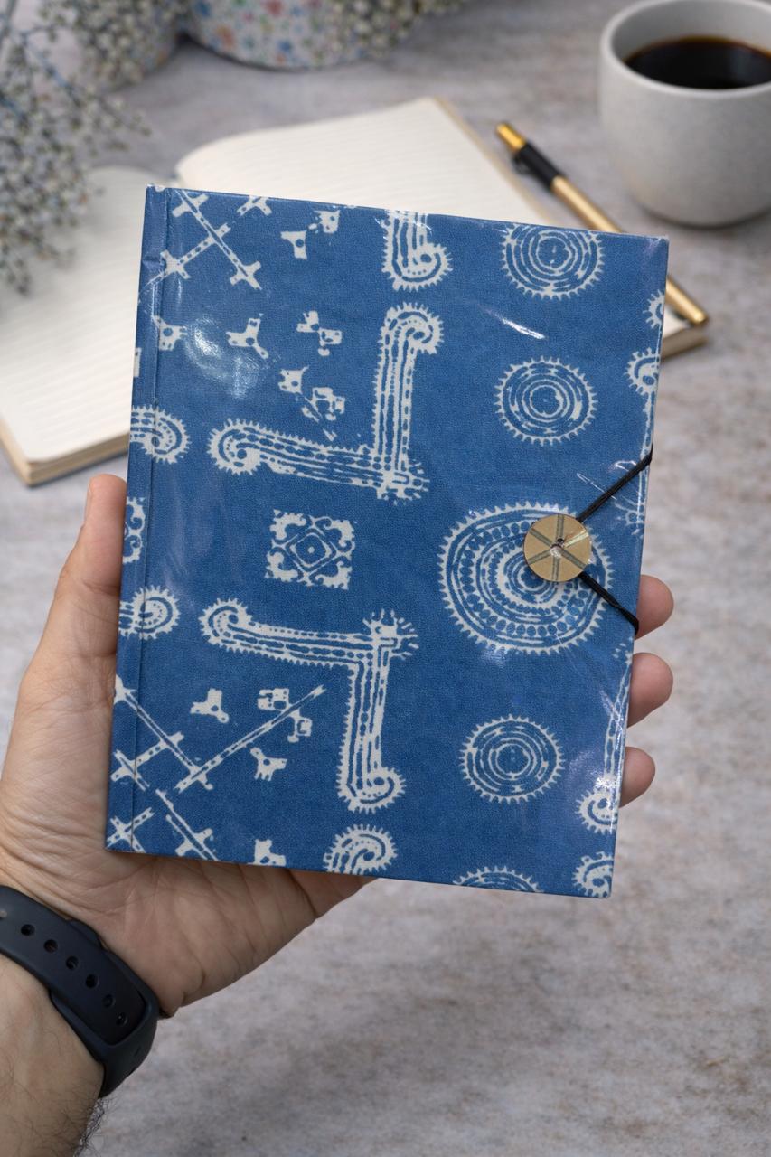 Handmade block printed journals 6x8 inches (200 pages)