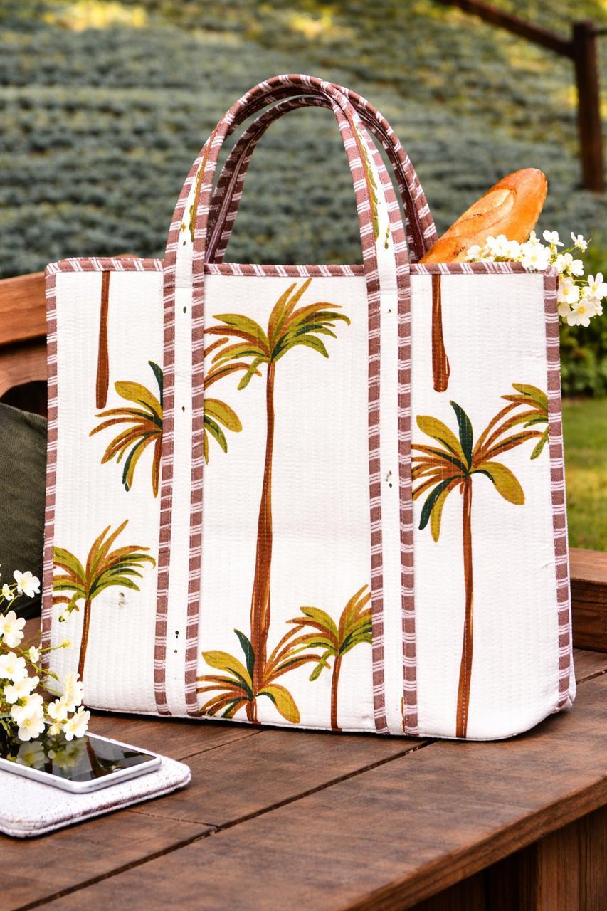Pure cotton quilted bags (16x17 inches)