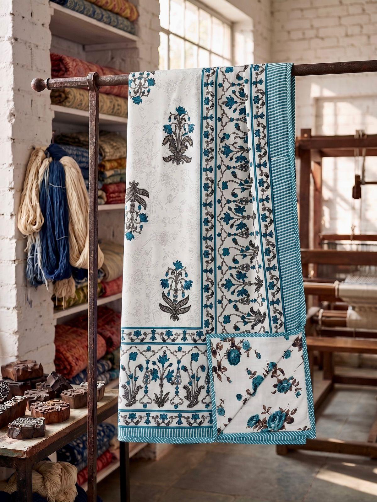 Pure cotton triple layered double dohars (90x108 inches)