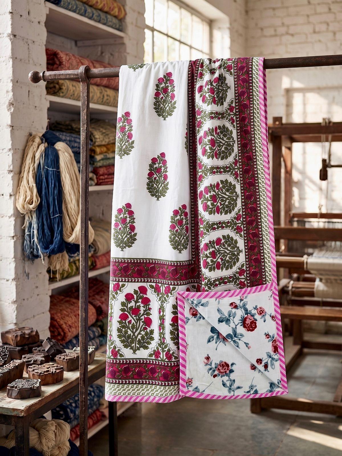 Pure cotton triple layered double dohars (90x108 inches)