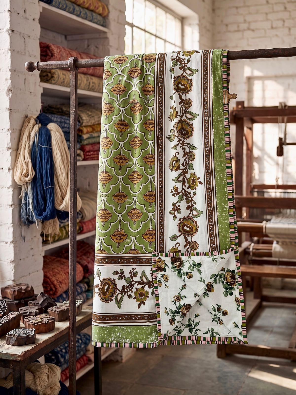 Pure cotton triple layered double dohars (90x108 inches)