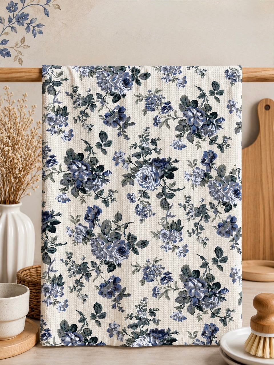 Pure cotton waffle textured bath towels (30x60 inches)
