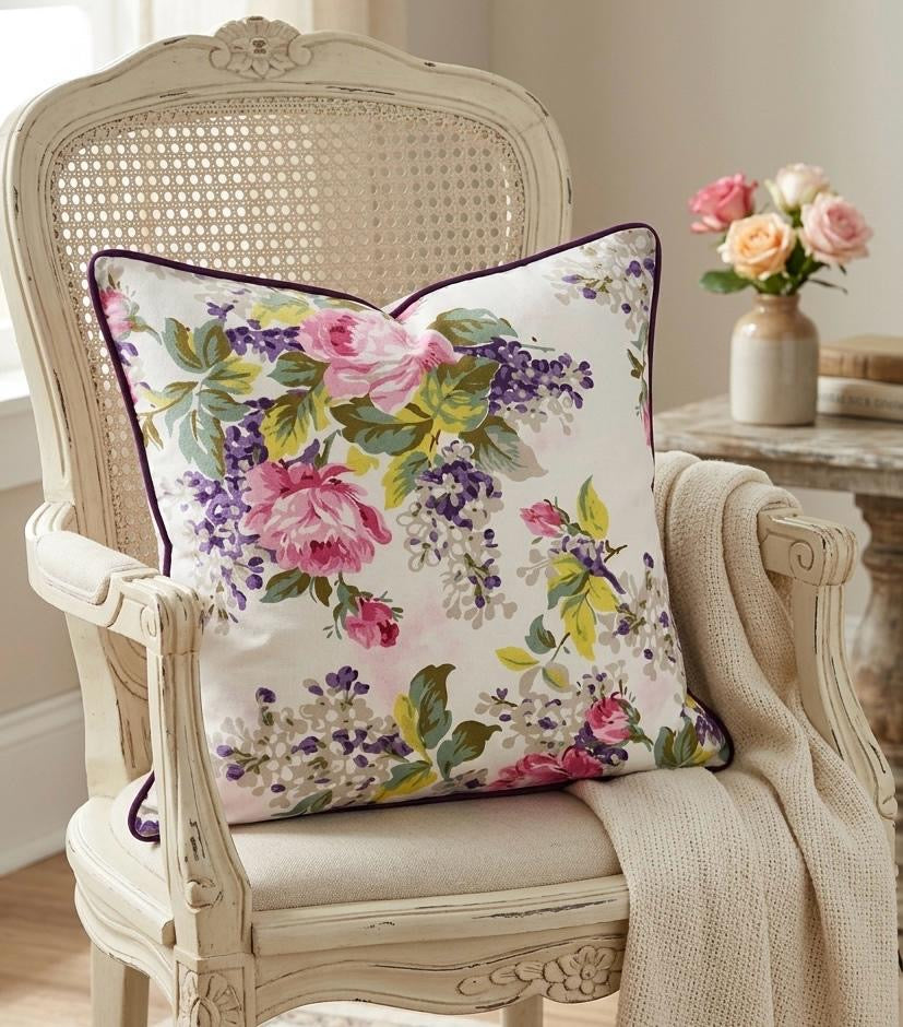 Pure cotton printed cushion covers - set of 5 (16x16 inches)