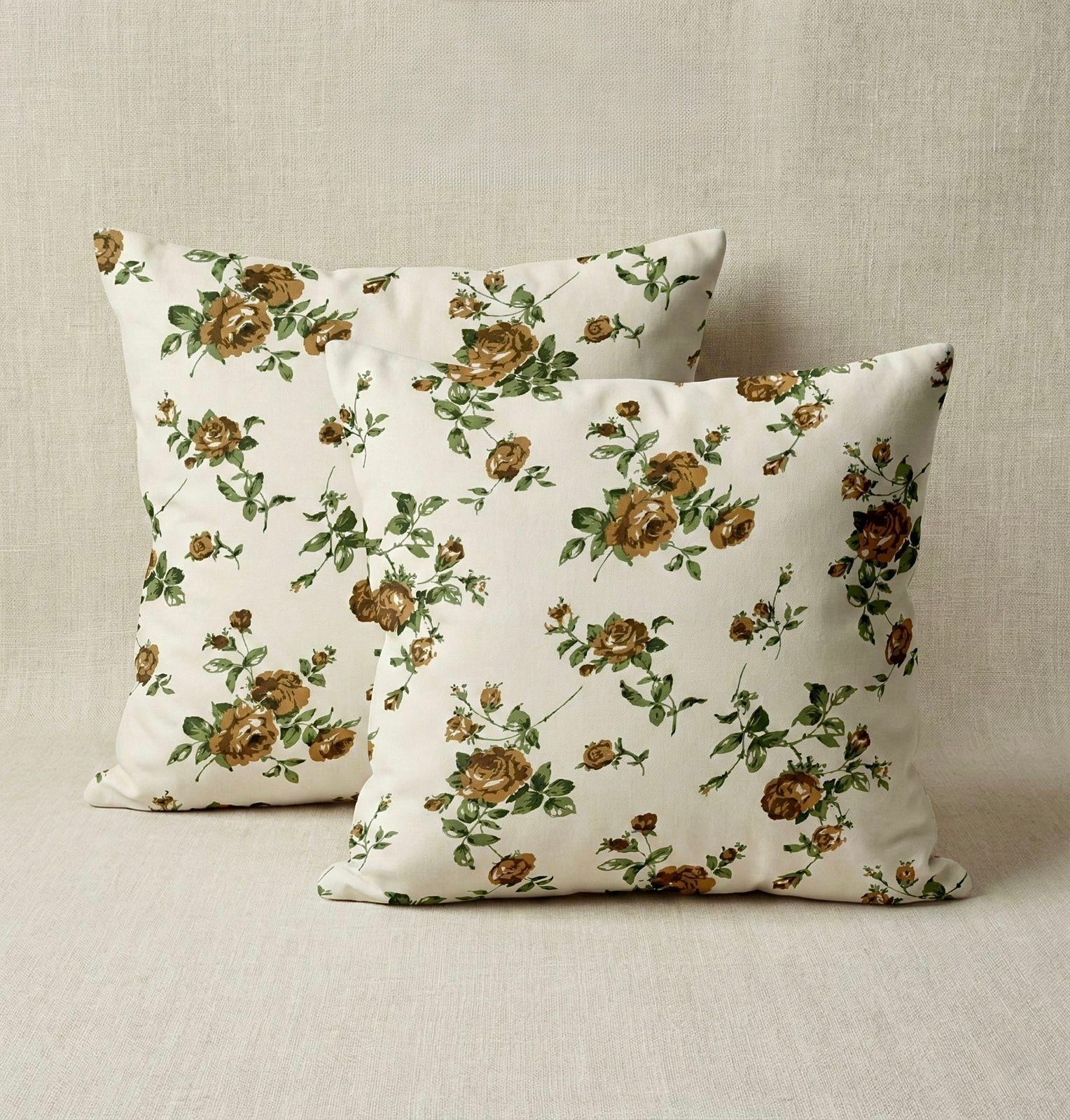 Pure cotton large sized cushion covers - set of 2 (24x24 inches)