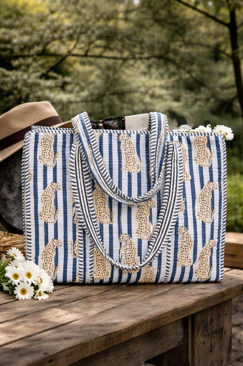 Pure cotton quilted bags (14x16 inches)