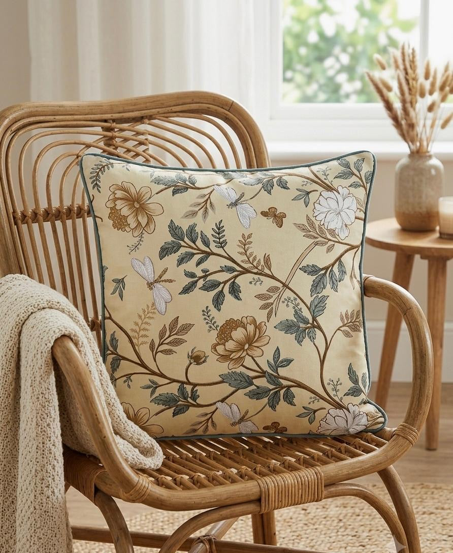 Pure cotton printed cushion covers - set of 5 (16x16 inches)