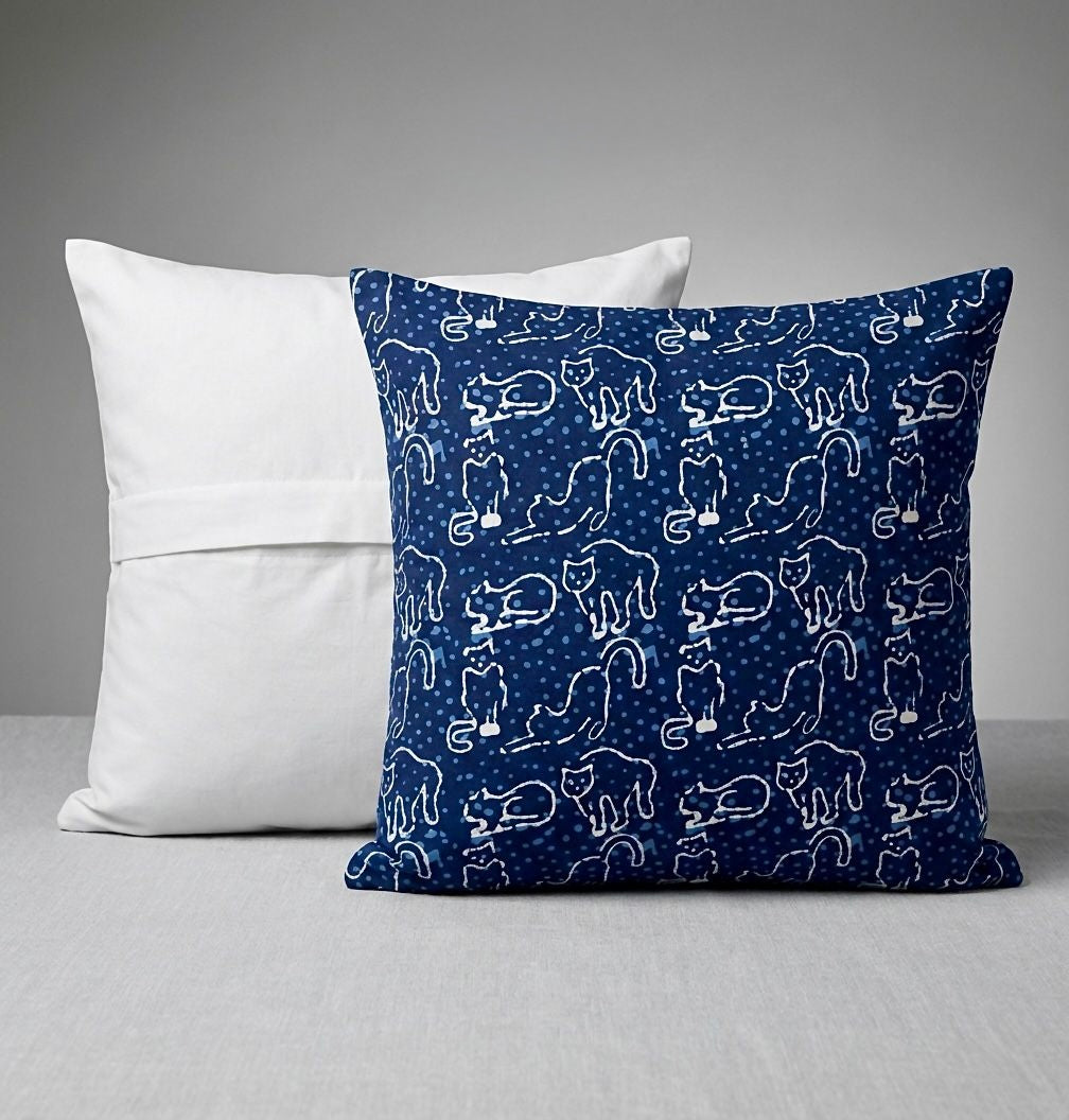 Pure cotton large sized cushion covers - set of 2 (24x24 inches)
