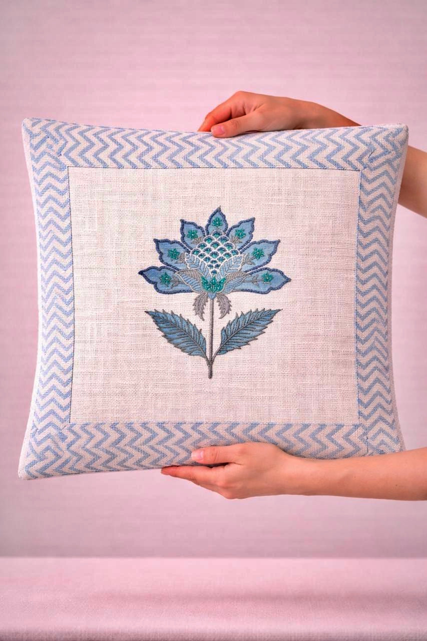 Pure tnt jute textured cotton cushion covers 16x16 inches (set of 5)