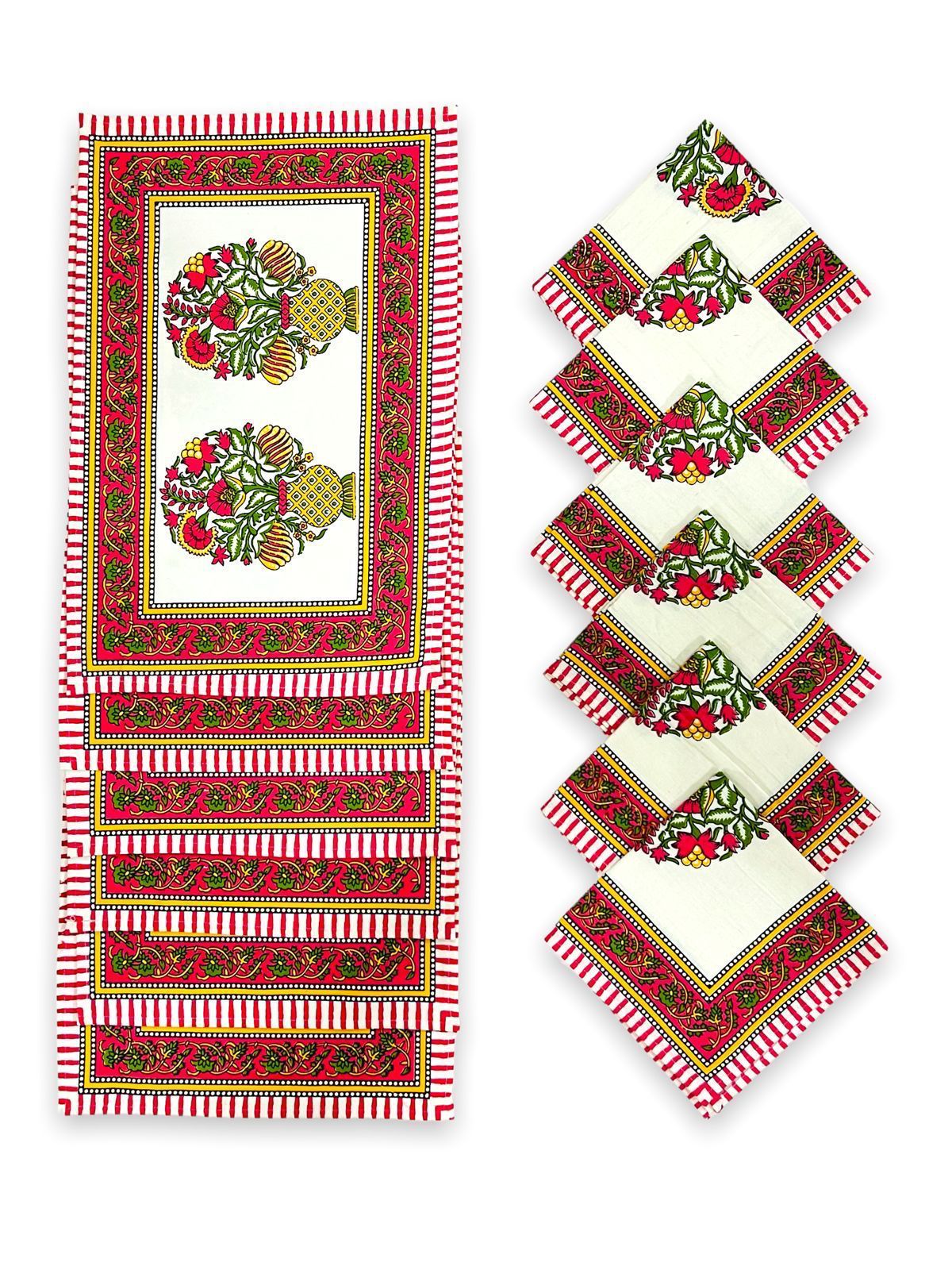 Dining Placemats With Napkins combo for 6 seater dining table